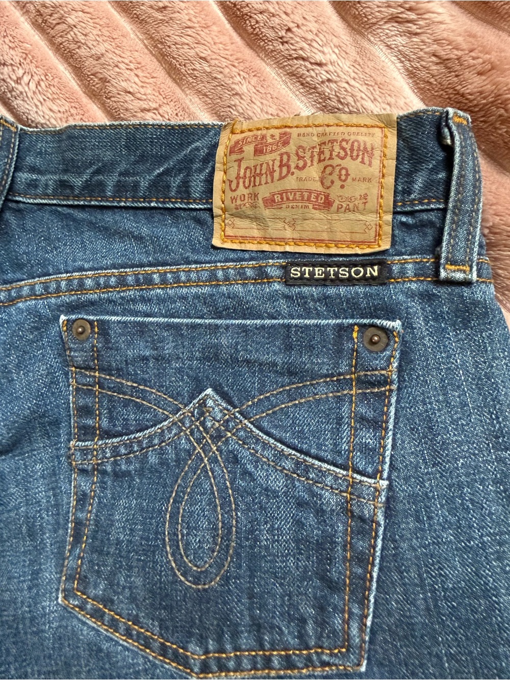Stetson Women’s Straight Leg Jeans in Dark Blue